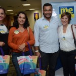Daniela Araújo, da Bruma Tur, Daniela Franco, da Daniela Franco Viagens e Turismo, Glauco Silva, da Bruma Tur, e Rita Rodrigues, da Destinar Viagens