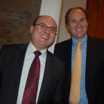 Eduardo Vasconcelos, da Kontik com Fábio Mader, da CVC