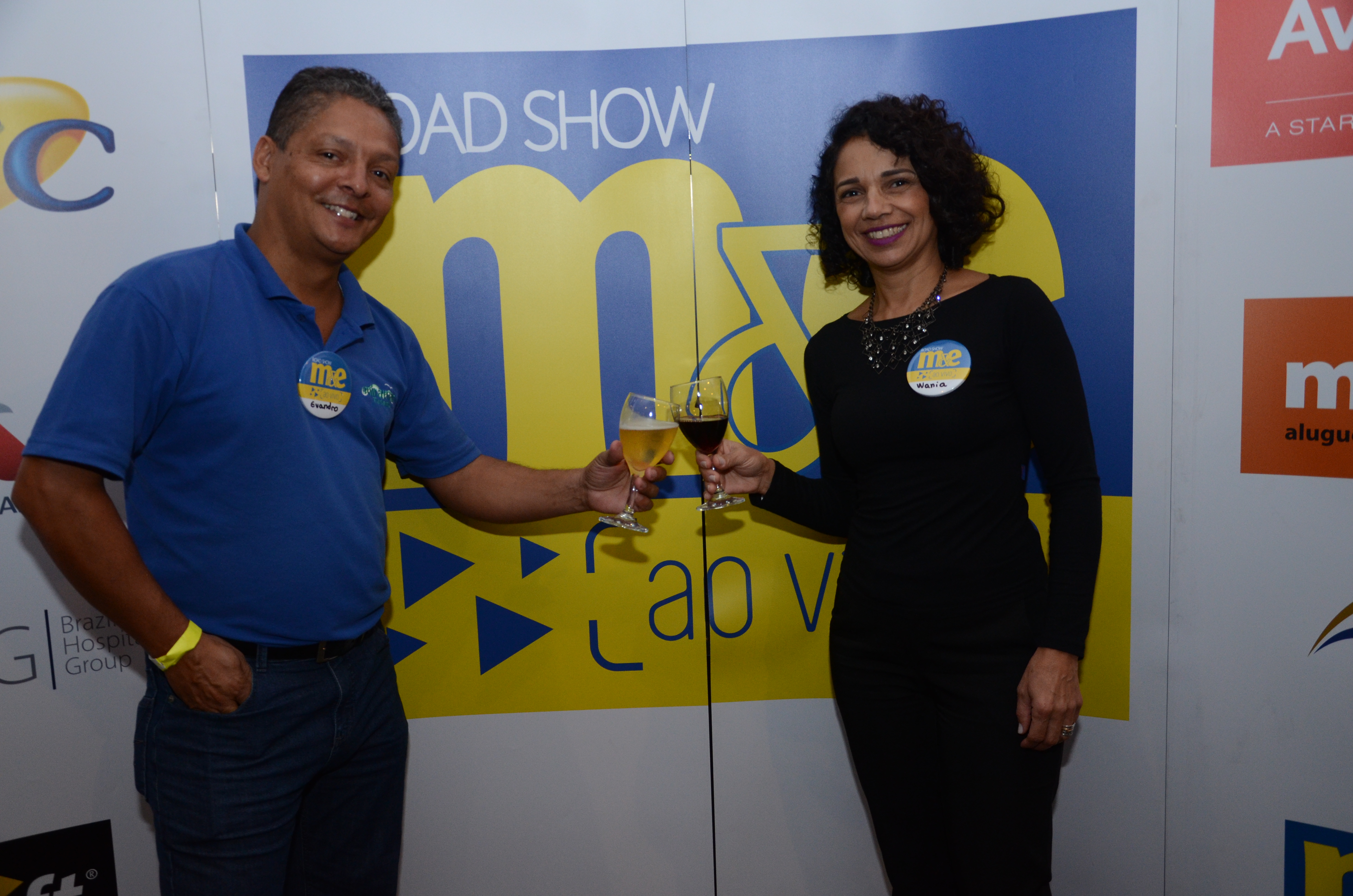 Evandro Miranda, da Mira Mar, e Wânia Calonge, do São José Viagens Evandro Miranda, da Mira Mar, e Wânia Calonge, do São José Viagens