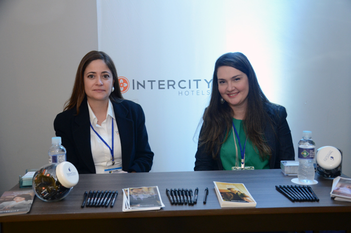 Fernanda Souza e Claudia Romeu, do Intercity Hotels