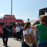 Food trucks atendem o público