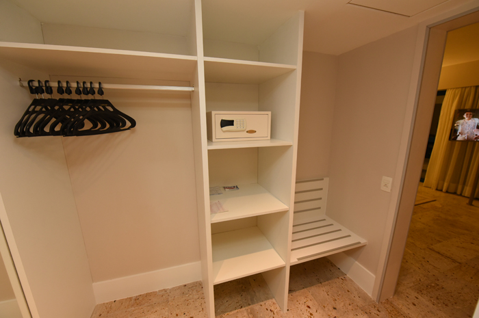 Os closets foram totalmente renovados   Foto: divulgação