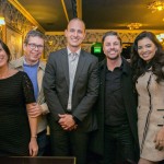 Daniele Sebastiani e Cássio Oliveira, da Ancoradouro, Rodrigo Napoli, da Avianca Brasil, André Khouri e Erica Cassia, da TC World