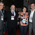 Hercy Ayres Rodrigues Filho, Secretário Nacional de Qualificação e Promoção do Turismo - Mtur, Evandro de Oliveira, presidente da Avirrp, Aninha Costa, da Emprotur, e Luigi Rotunno, da ABR