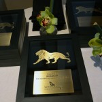 Homenagem que foi entregue aos premiados