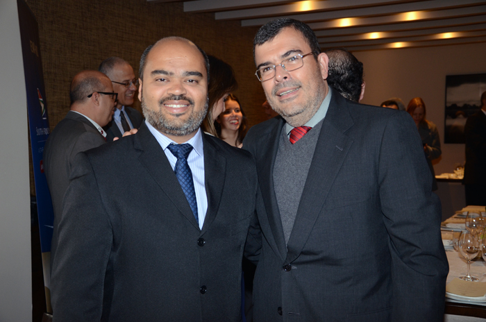 Humberto Machado, da Avipam, e Vanderlei Folgueral, da LTS