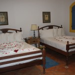 Interior do quarto colonial