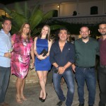 Kléber Lage e Andreia Lima daTaipi Turismo, Marina Patriota, da MGM, Rubén Aguilera da Terra Travel, Crustiano Dullius da Cativa Operadora e André Soledade do Grupo Samadhi