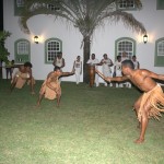 Apresentação de capoeira