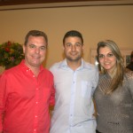Kleber Lage da Taipi Turismo, Paulo Medina da snow e Andreia Lima, da Taipi Turismo