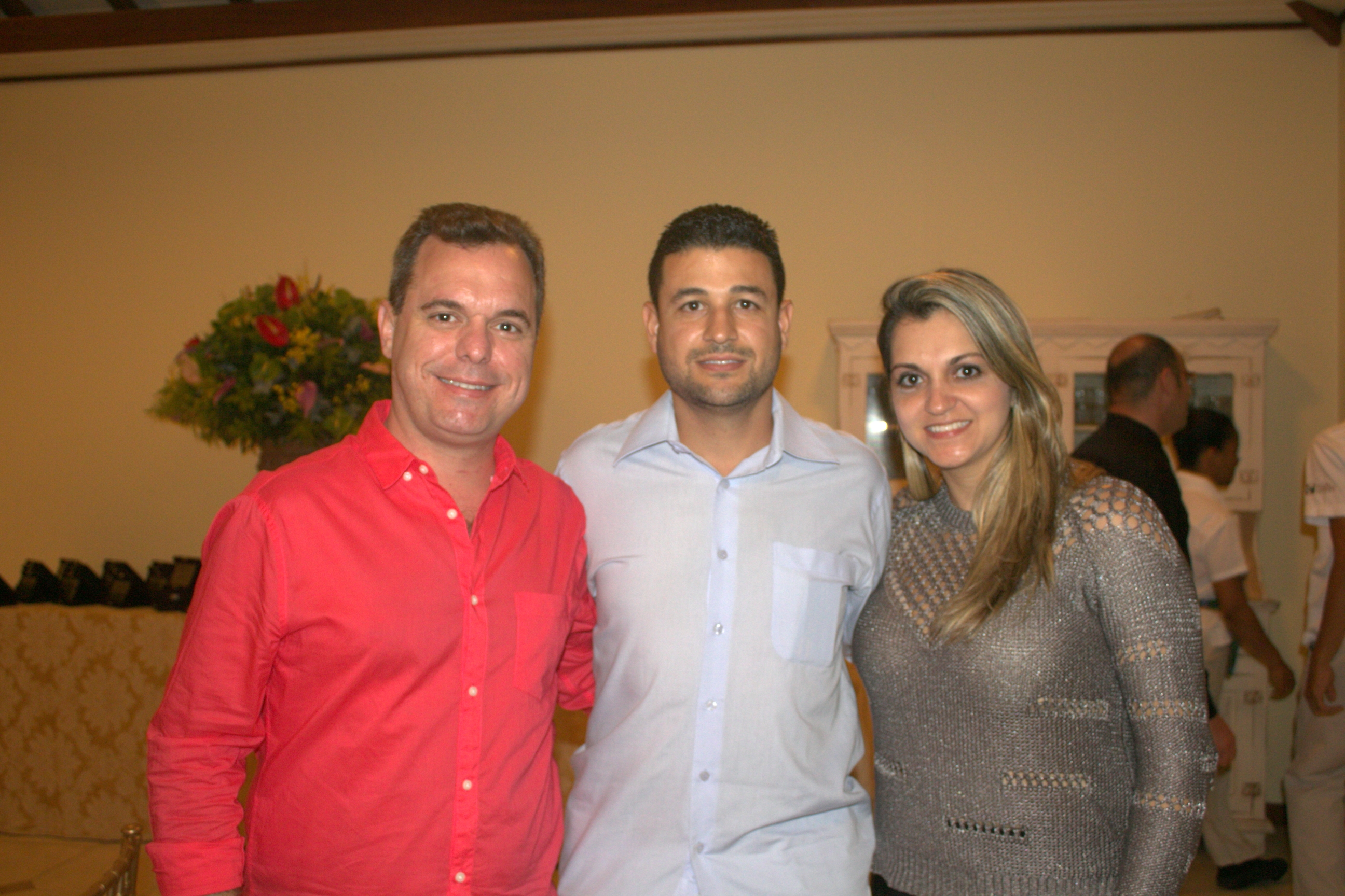 Kleber Lage da Taipi Turismo, Paulo Medina da snow e Andreia Lima, da Taipi Turismo Kleber Lage da Taipi Turismo, Paulo Medina da snow e Andreia Lima, da Taipi Turismo