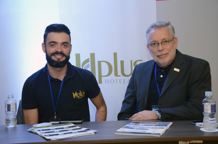 Jonathan Guedes e Luiz Alfredo Alves, da Hplus Hotelaria