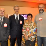 José Gayoso, da Embratur, Marco Ferraz, da Clia Abremar, Cristina Fritsch, da ABAV-RJ, e Marcelo Jones, da Palmitur Turismo