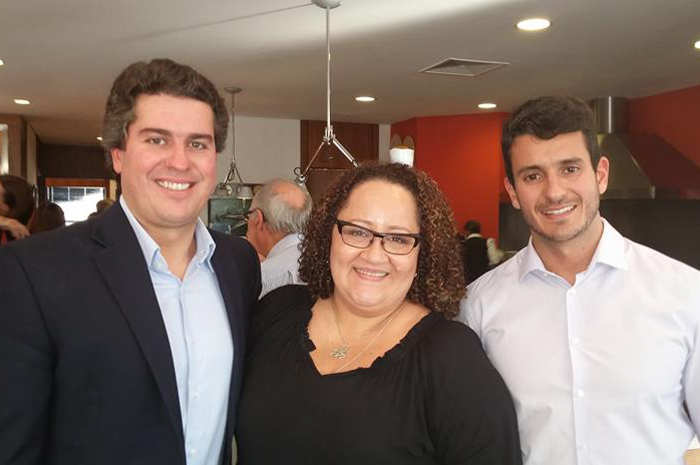 Juarez Neto, Luisa Bernardino e Guilherme Machado  Foto: divulgação