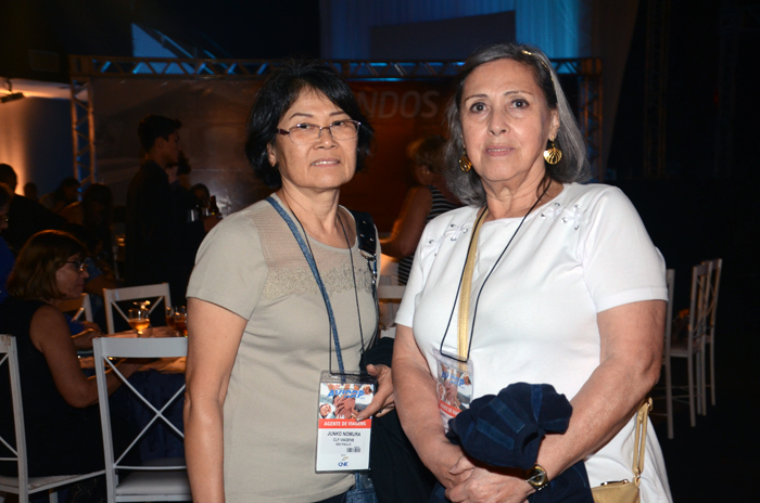 Junko Nomura e Carmen Lucia, da CLF Viagens Junko Nomura e Carmen Lucia, da CLF Viagens