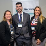 Laura Saraiva, Raphael Terasan, e Natalie Farias, do Plaza Hotéis Resorts Spas