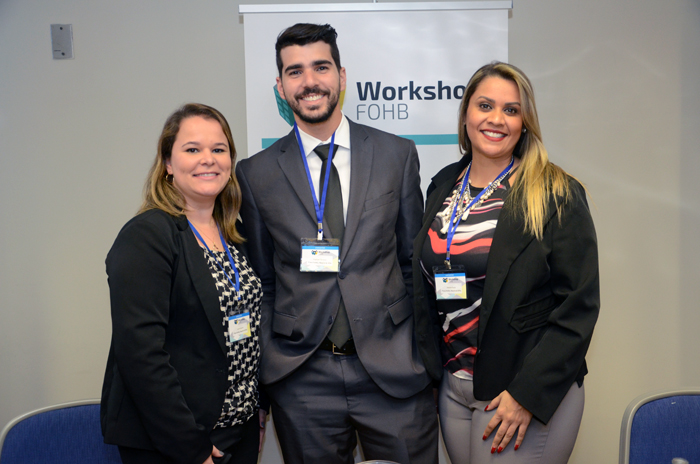 Laura Saraiva, Raphael Terasan, e Natalie Farias, do Plaza Hotéis Resorts Spas