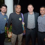 Leco Xavier, da CVC, Claudio Santos, da Rextur, Anselmo Breves e Rogério Mendes, da CVC
