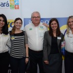 Luciana Fernades, do M&E, Renata Toffoli, da Setur-MG, Roy Taylor, do M&E, Andrea Gabel, da ST Pete ClearWater, e Rosa Masgrau, do M&E