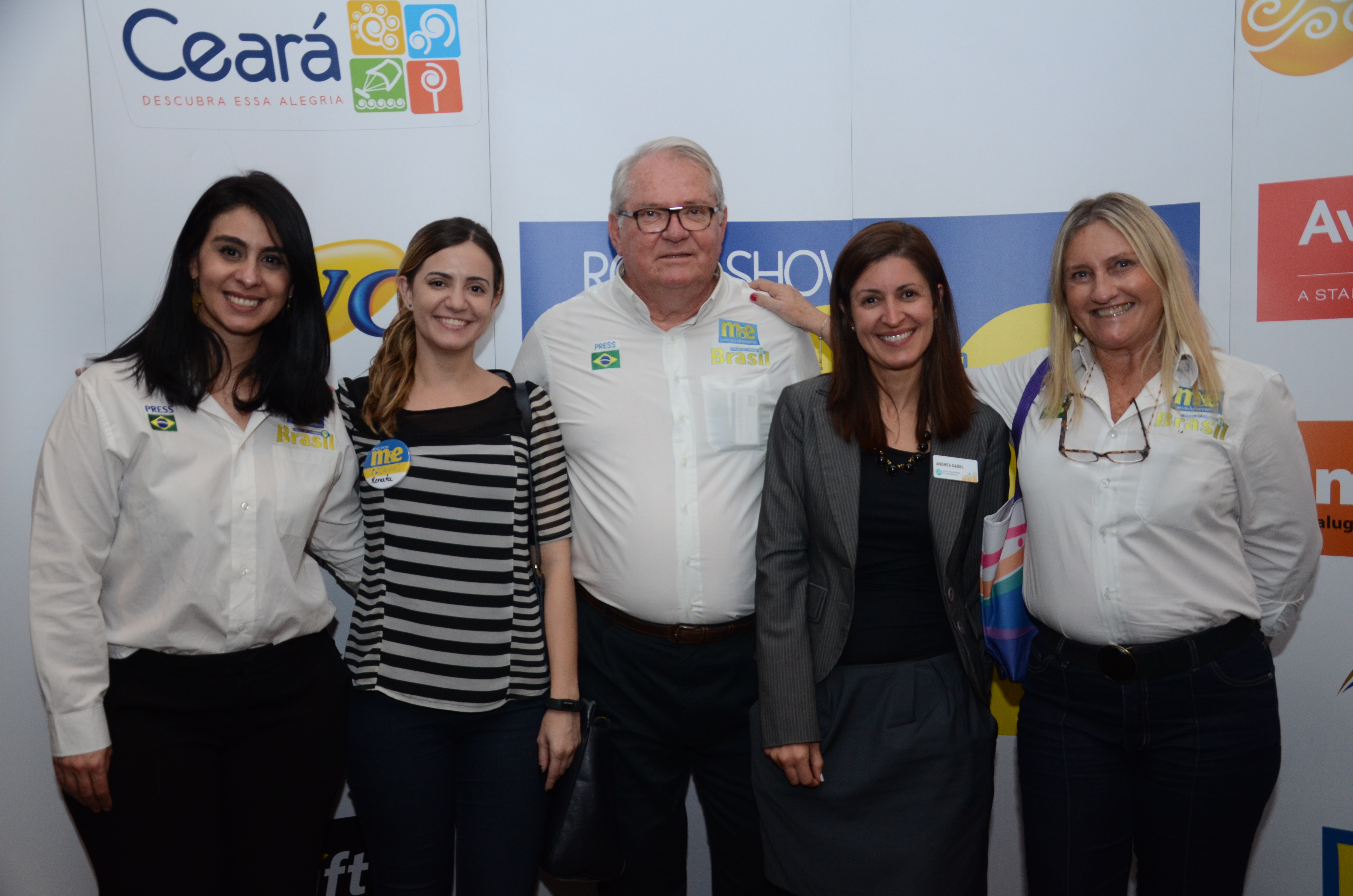 Luciana Fernades, do M&E, Renata Toffoli, da Setur-MG, Roy Taylor, do M&E, Andrea Gabel, da ST Pete ClearWater, e Rosa Masgrau, do M&E Luciana Fernades, do M&E, Renata Toffoli, da Setur-MG, Roy Taylor, do M&E, Andrea Gabel, da ST Pete ClearWater, e Rosa Masgrau, do M&E