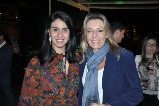 Luciana Fernandes, do M&E, e Simone Kruger, da American Airlines Luciana Fernandes, do M&E, e Simone Kruger, da American Airlines