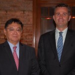 Lucio Yamashitafuji, gerente Regional Sudamerica e Paul Verhagen, diretor de Vendas Internacionais