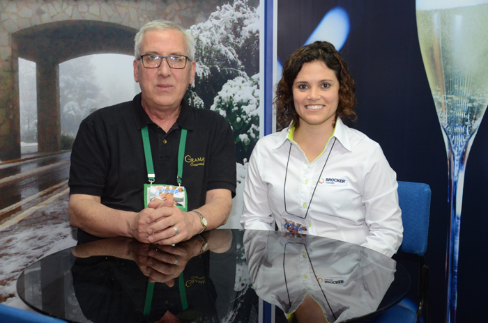 Luiz Kraieski, da prefeitura de Gramado, e Fernanda Meinerz, da Brocker Luiz Kraieski, da prefeitura de Gramado, e Fernanda Meinerz, da Brocker