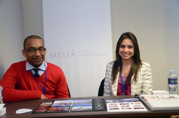 Luiz Santana e Diane Alves, da Meliã Hotels