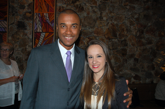 Luiz Sobrinho e Ana Aspiunza, da Air Europa Luiz Sobrinho e Ana Aspiunza, da Air Europa