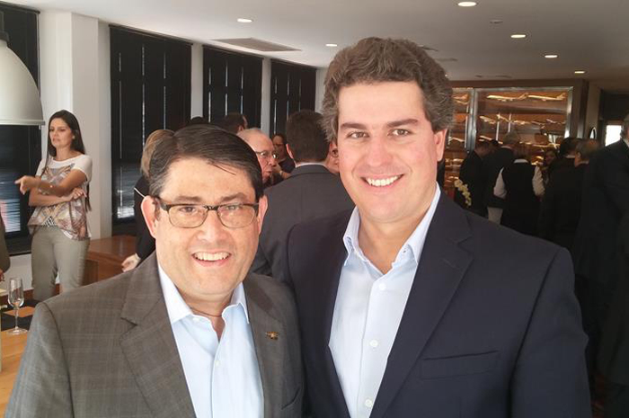 Luiz Teixeira, da Delta, e Juarez Neto   Foto: divulgação