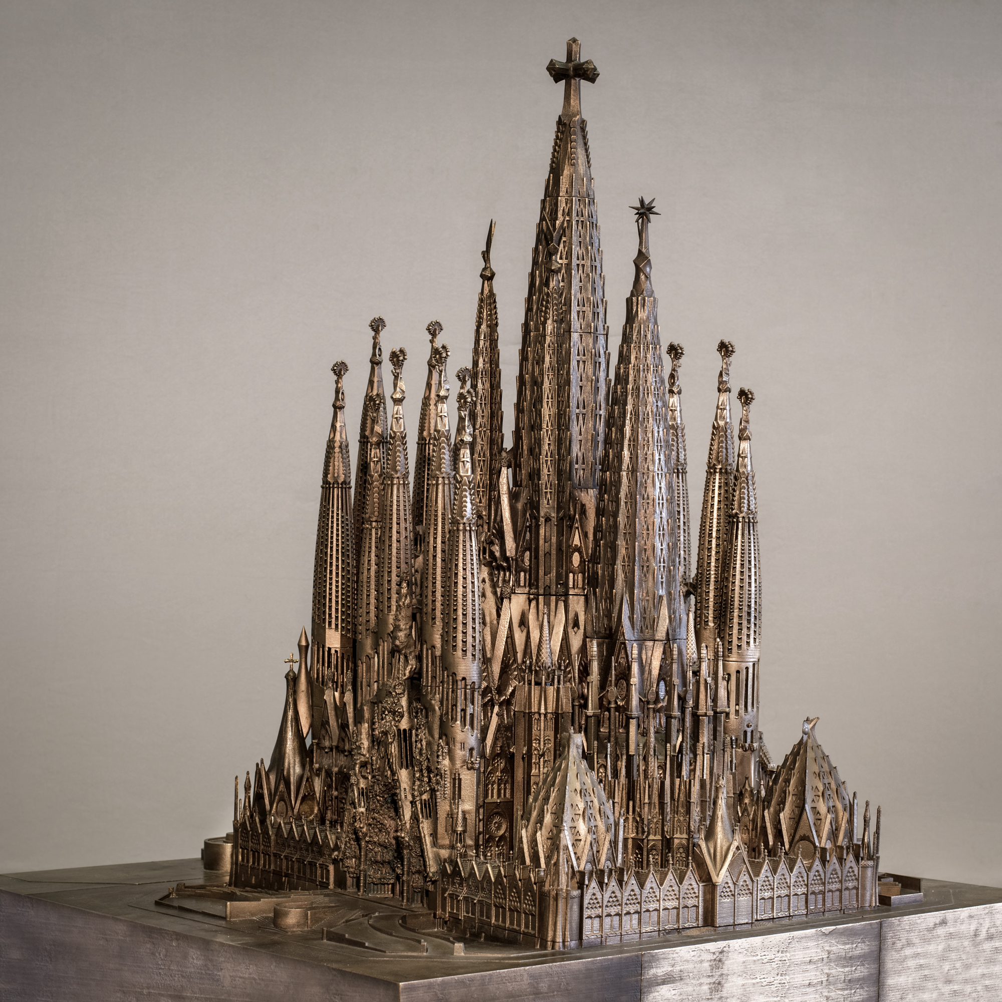 Maquete do conjunto da Basílica da Sagrada Família Maquete do conjunto da Basílica da Sagrada Família