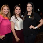 Marcela Lacerda, do Casa Blanca, Ada Barroso, do Hotel Sonata, e Gabriela Bastos, do Coliseum Hotel