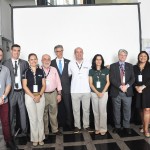 Marco Ferraz com representantes das companhias de cruzeiros