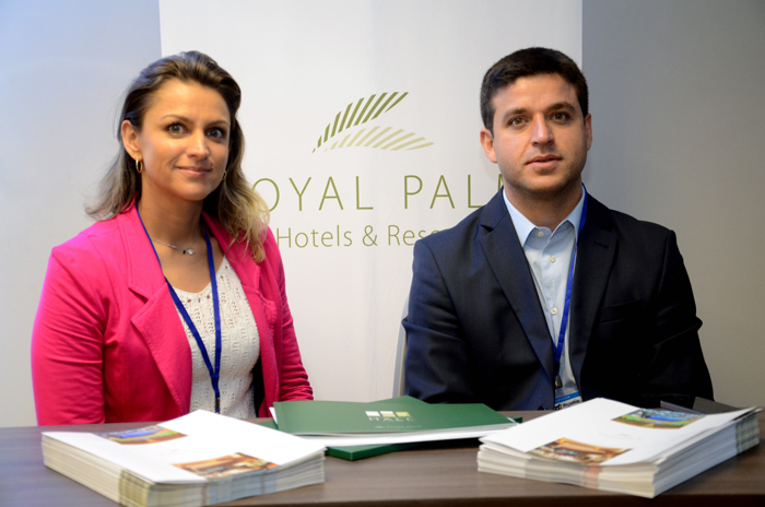 Mariane Berquó e Icaro Chamon, do Royal Palm Plaza