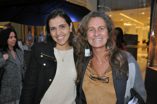Marjori Schroeder, do SeaWorld, e Mari Masgrau, do M&E Marjori Schroeder, do SeaWorld, e Mari Masgrau, do M&E