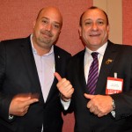 Michael Nagy, do RCVB, e Toni Sando, do SPCVB