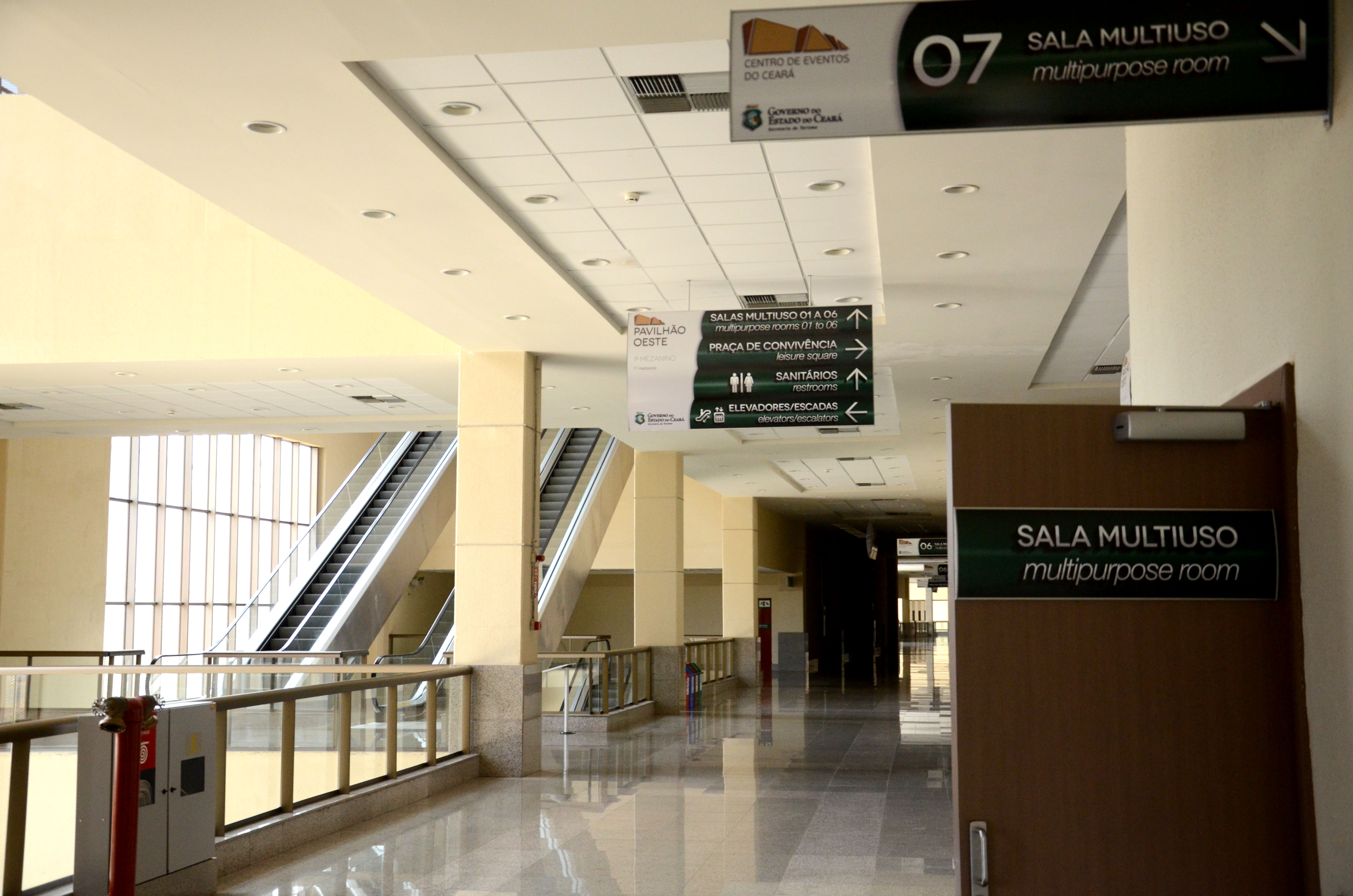 O Centro de Eventos tem 36 salas multiuso para receber até 250 pessoas cada O Centro de Eventos tem 36 salas multiuso para receber até 250 pessoas cada