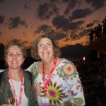 Olga Vianna, da MK Travel e Marilene Dart, da Bonjour Viagens