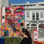 Paineis coloridos por grafites