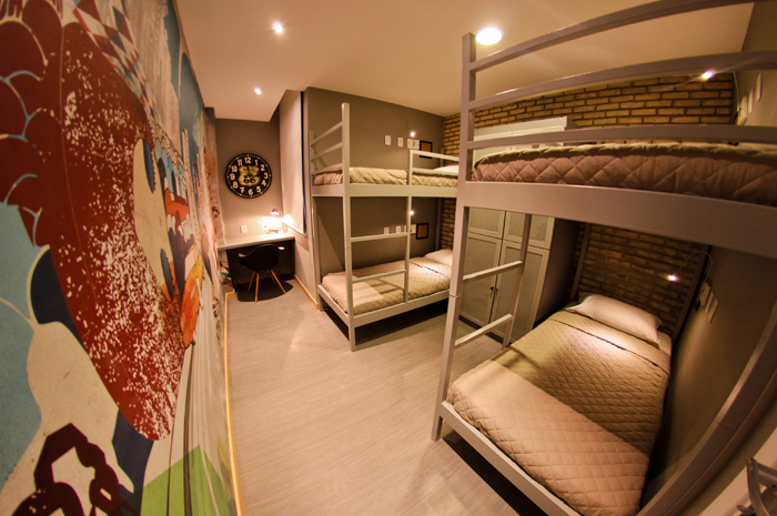 Cada quarto compartilhado conta com um tema de decoração específico Foto: divulgação Cada quarto compartilhado conta com um tema de decoração específico Foto: divulgação