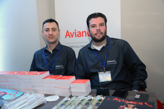 Reinaldo Moreno dos Santos e Leonardo Lazzarato, da Avianca