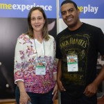 Renata Prado, da Águas da Mantiqueira de Minas, e Fládney Santos, da Vivica Tour