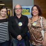 Renata Toffoli, da Setur-MG, Armando Siebler, da A1 Turismo, e Rildete Moreira, da Yantour Travel