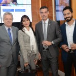 Renê Hermann, Caroline Passos, Vinicius Freitas, e William Gondim, da Costa Cruzeiros