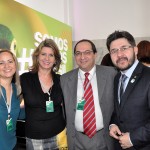 Roberta Campos, Isabel Barnasque, Márcio Nascimento e Gilson Lyra, do MTur e Embratur