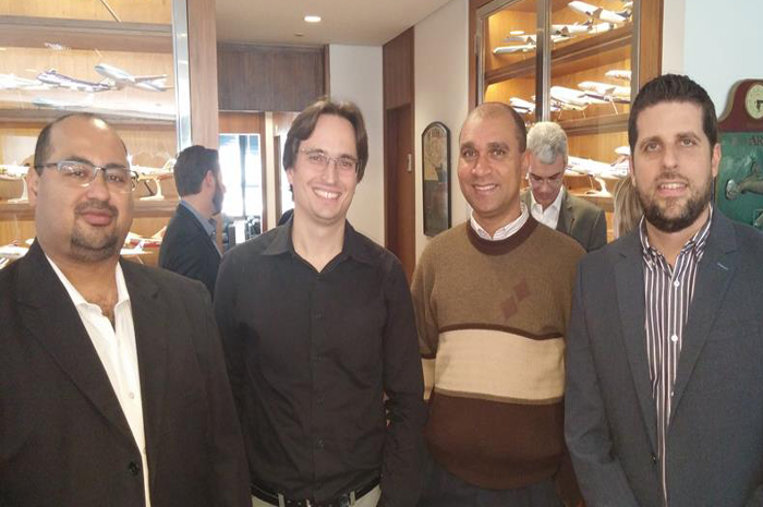 Robson Camargo, Kaue Freitas, Vander Batista e Daniel Castanho  Foto: divulgação
