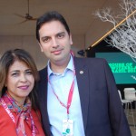 Rosangela Gonçalves e Neube Brigagão, do Windsor Hotéis