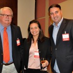 Roy Taylor, do M&E, Roberta Guimarães, do Sofitel Copacabana, e Pedro Guimarães, do Marina da Glória