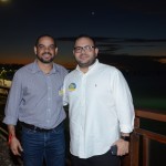 Tibério Lima, da E-Htl Viagens, e Víctor Costa, do Ceará Travel