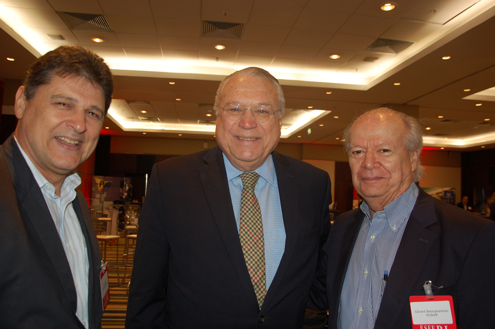 Valci Souza, Paulo Protássio e Gérard Bourgeaiseau